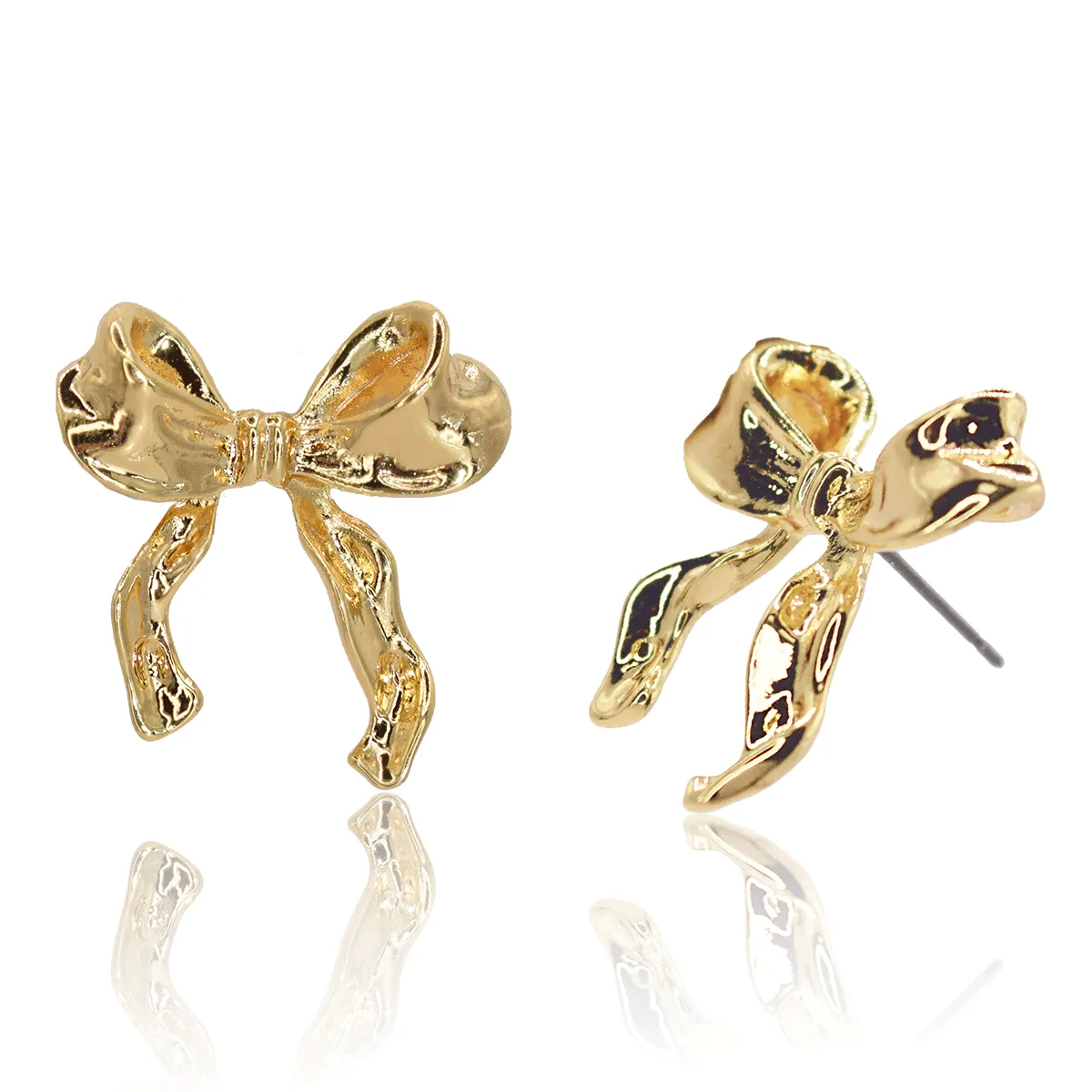 Elegant Bow Stud Earrings