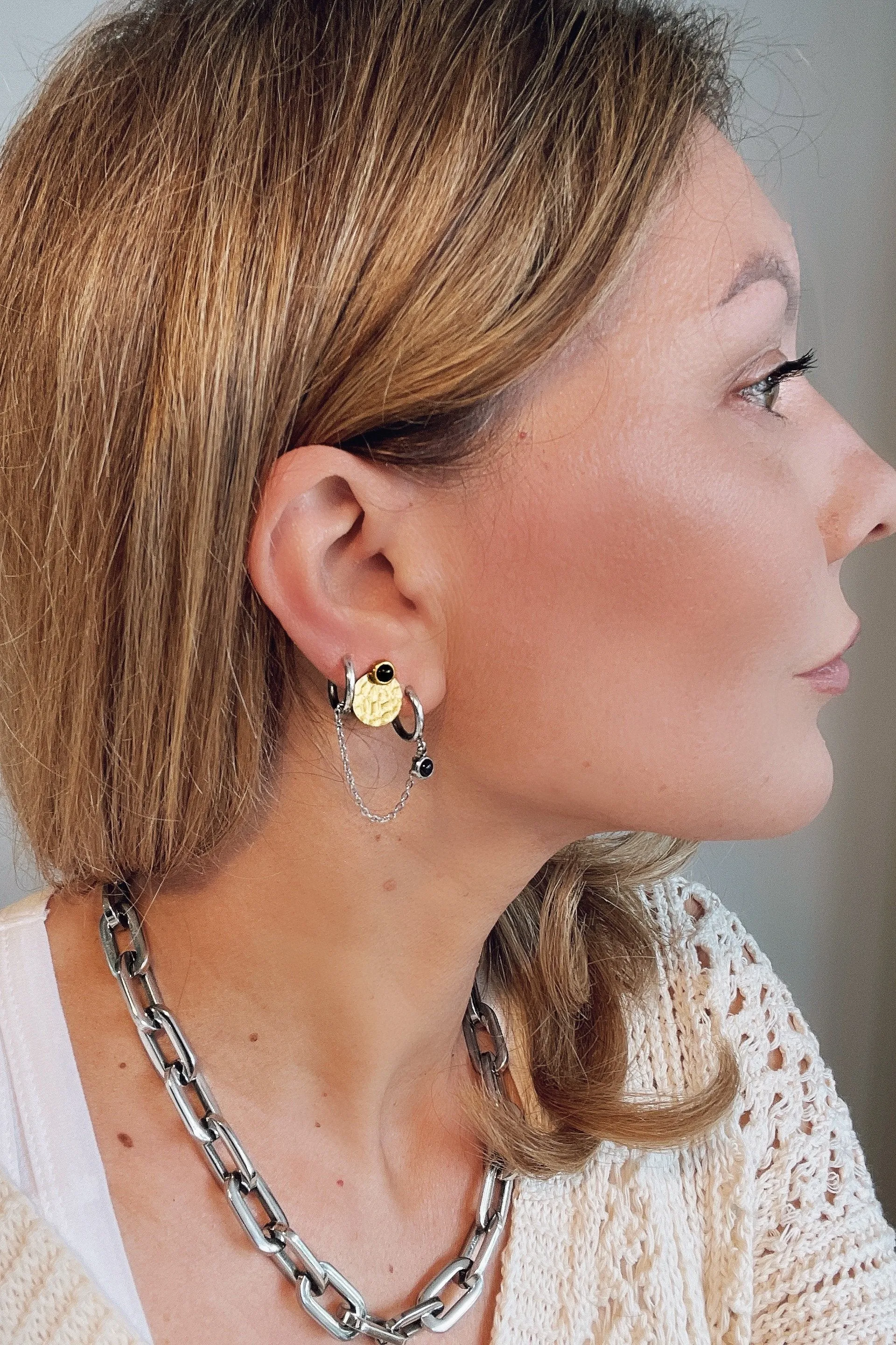 Elena Hoop Earrings