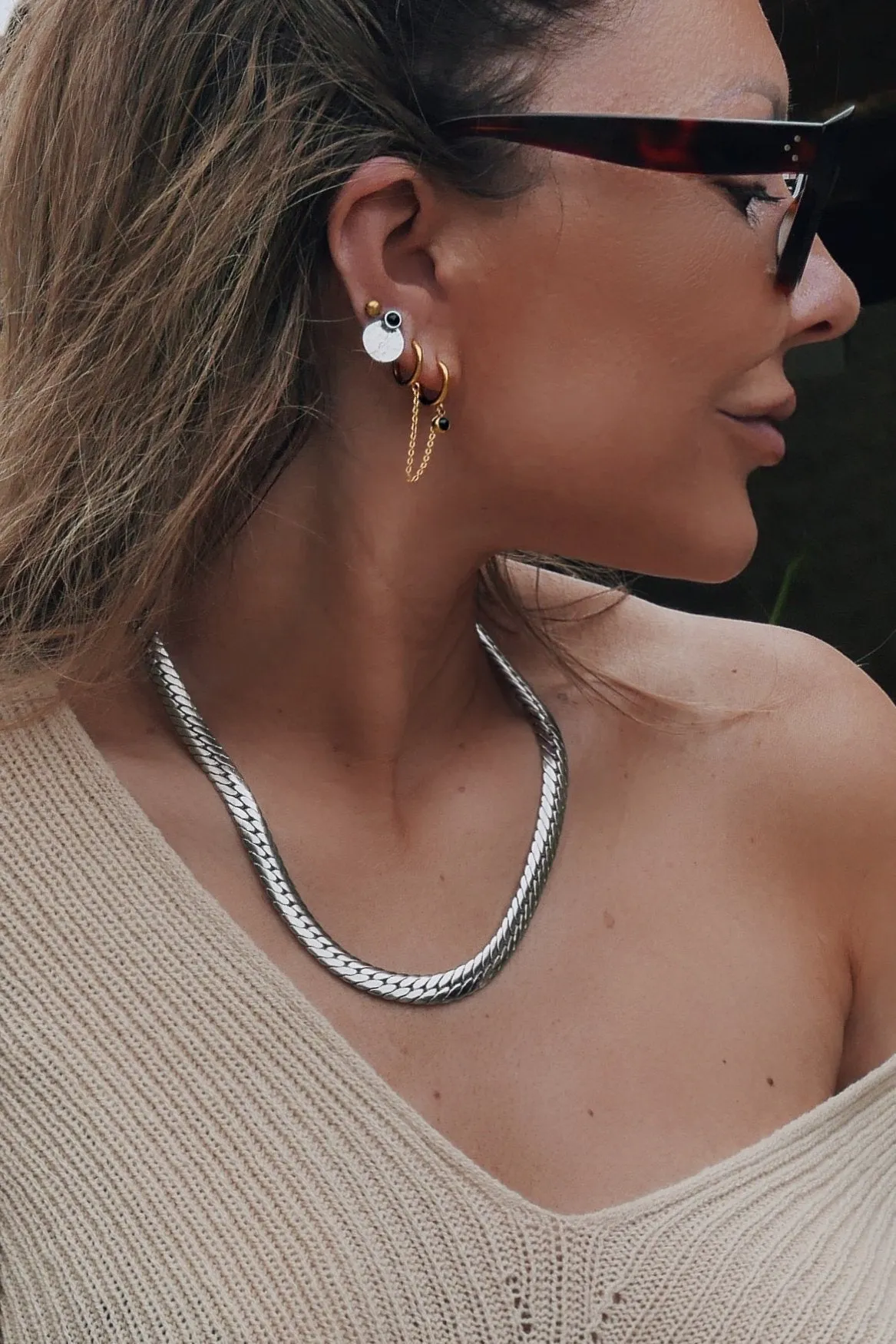 Elena Hoop Earrings