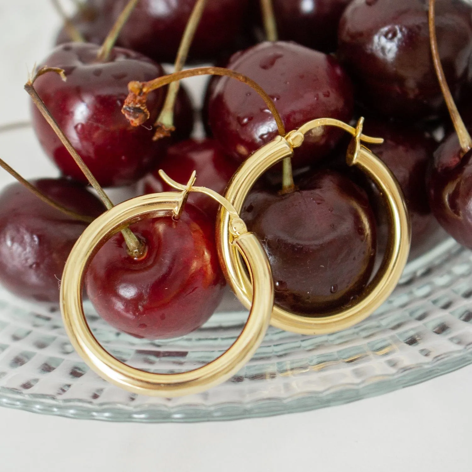 Ella Everyday Hoops - 18K Gold Plated