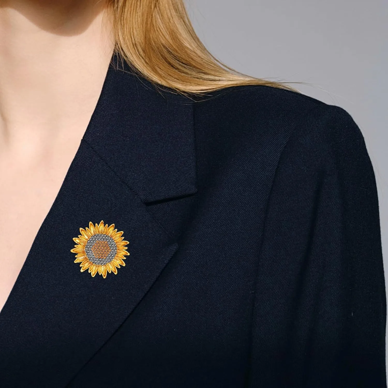 Enamel Brooch Pin For Women Men, Vintage American Flag Crystal Lapel Pin, Christmas Brooch Suit Dress Clips Accessory Gift