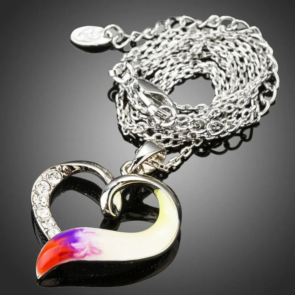 Forever Love Heart Pendant Necklace