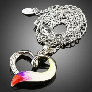 Forever Love Heart Pendant Necklace