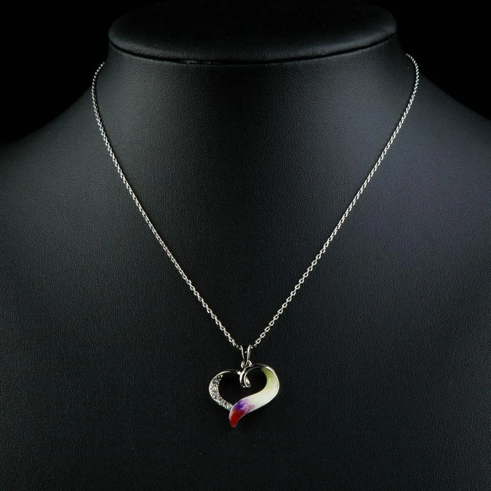 Forever Love Heart Pendant Necklace