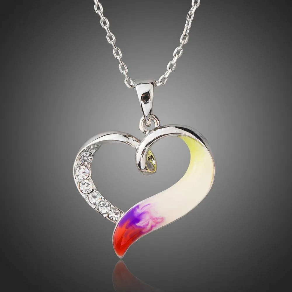 Forever Love Heart Pendant Necklace