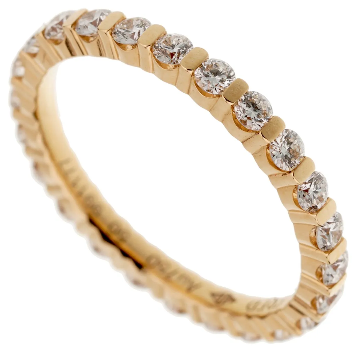 Fred of Paris Diamond Eternity Rose Gold Ring