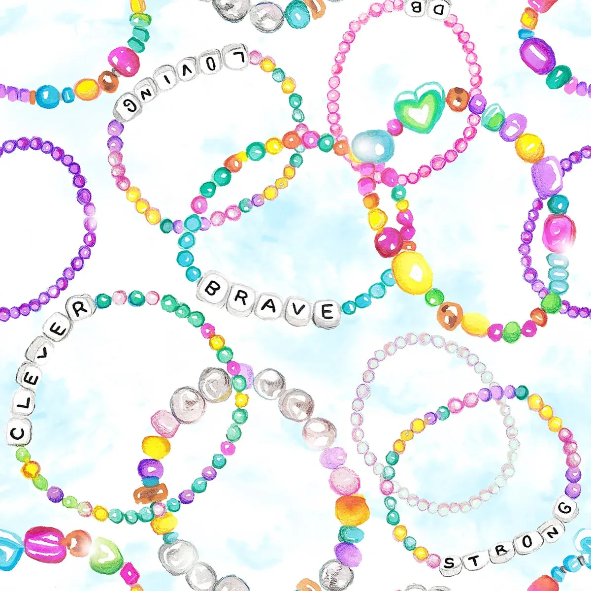 Friendship Bracelets Bib