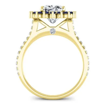 Gazania - GIA Natural Cushion Diamond Engagement Ring