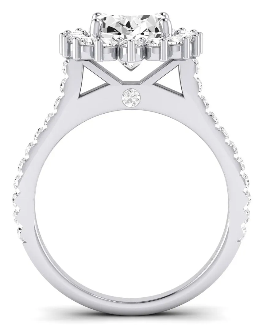 Gazania - Oval Moissanite Engagement Ring