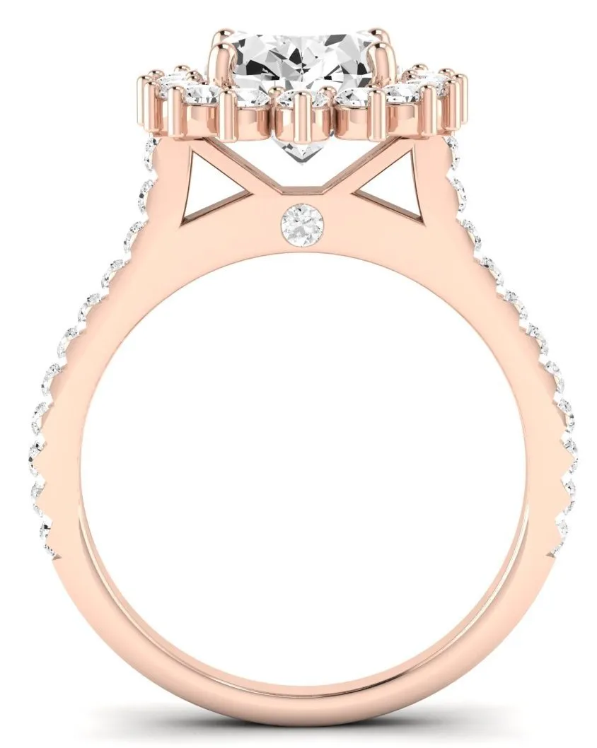 Gazania - Oval Moissanite Engagement Ring