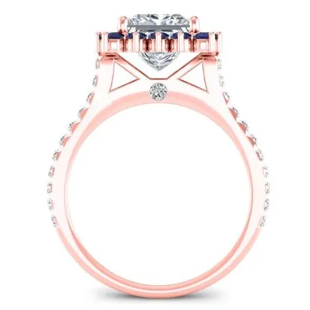 Gazania - Princess Lab Diamond Engagement Ring (IGI Certified)