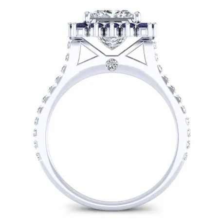Gazania - Princess Lab Diamond Engagement Ring (IGI Certified)