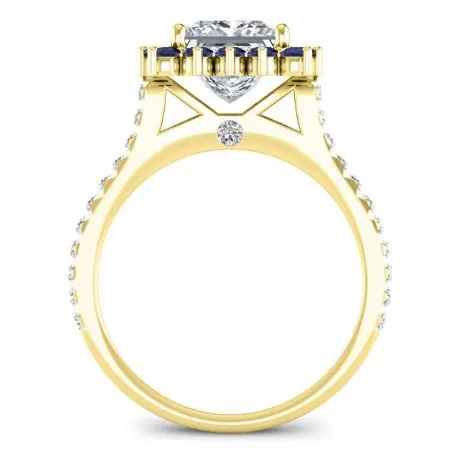 Gazania - Princess Lab Diamond Engagement Ring (IGI Certified)
