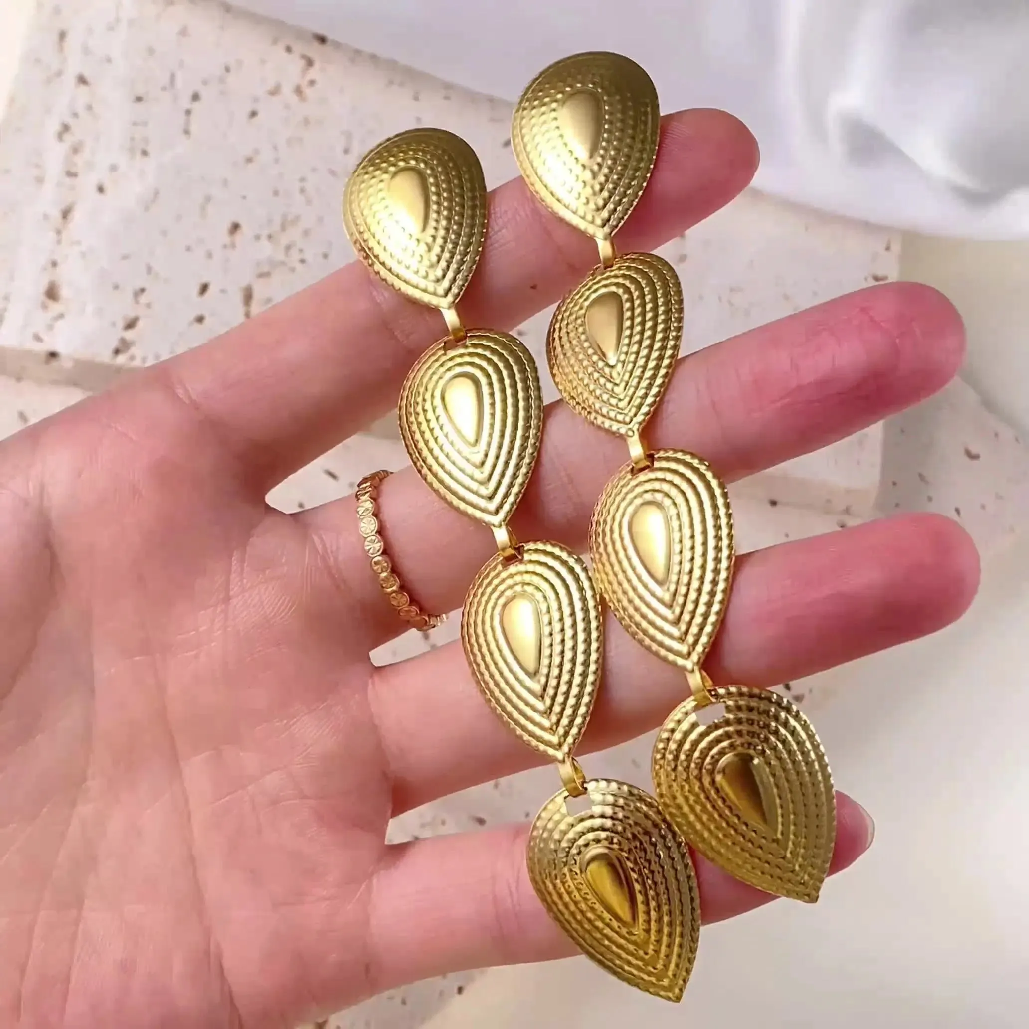Geometric Drop Earrings