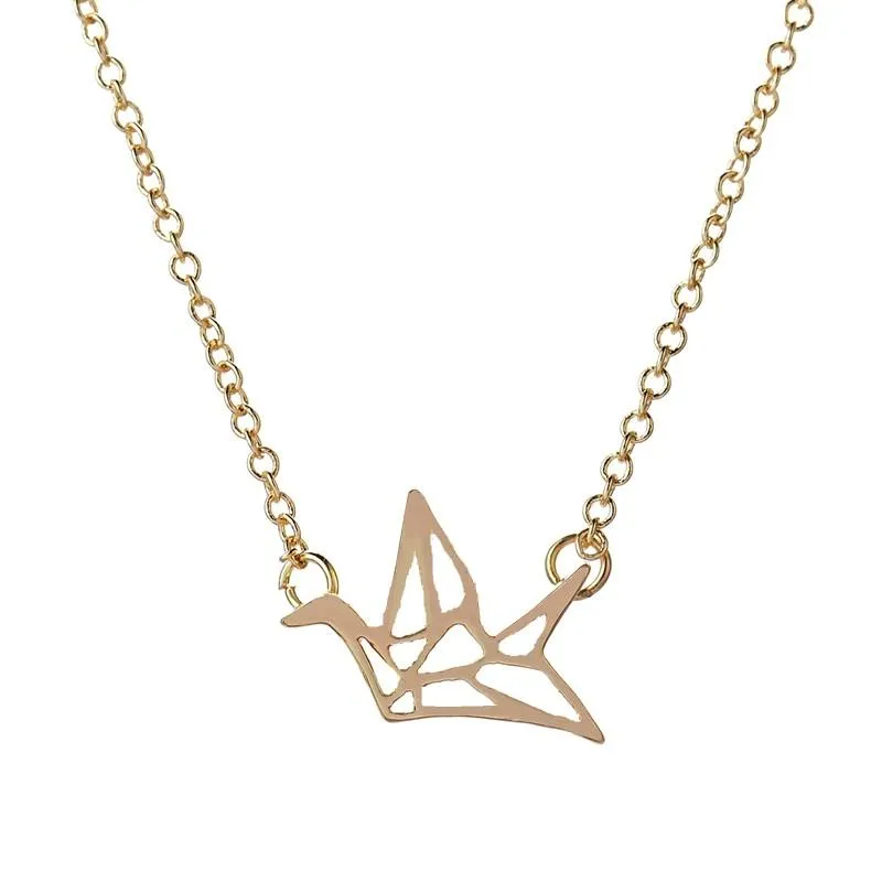 Gold Bird Necklace For Women