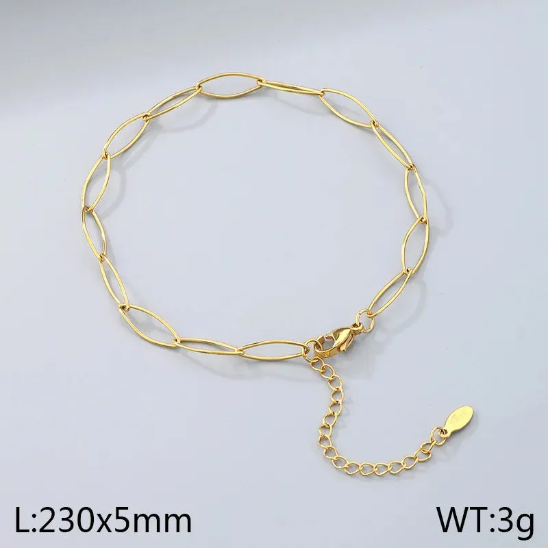Gold Link Anklet
