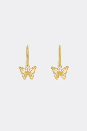Gold Locklear Hoops