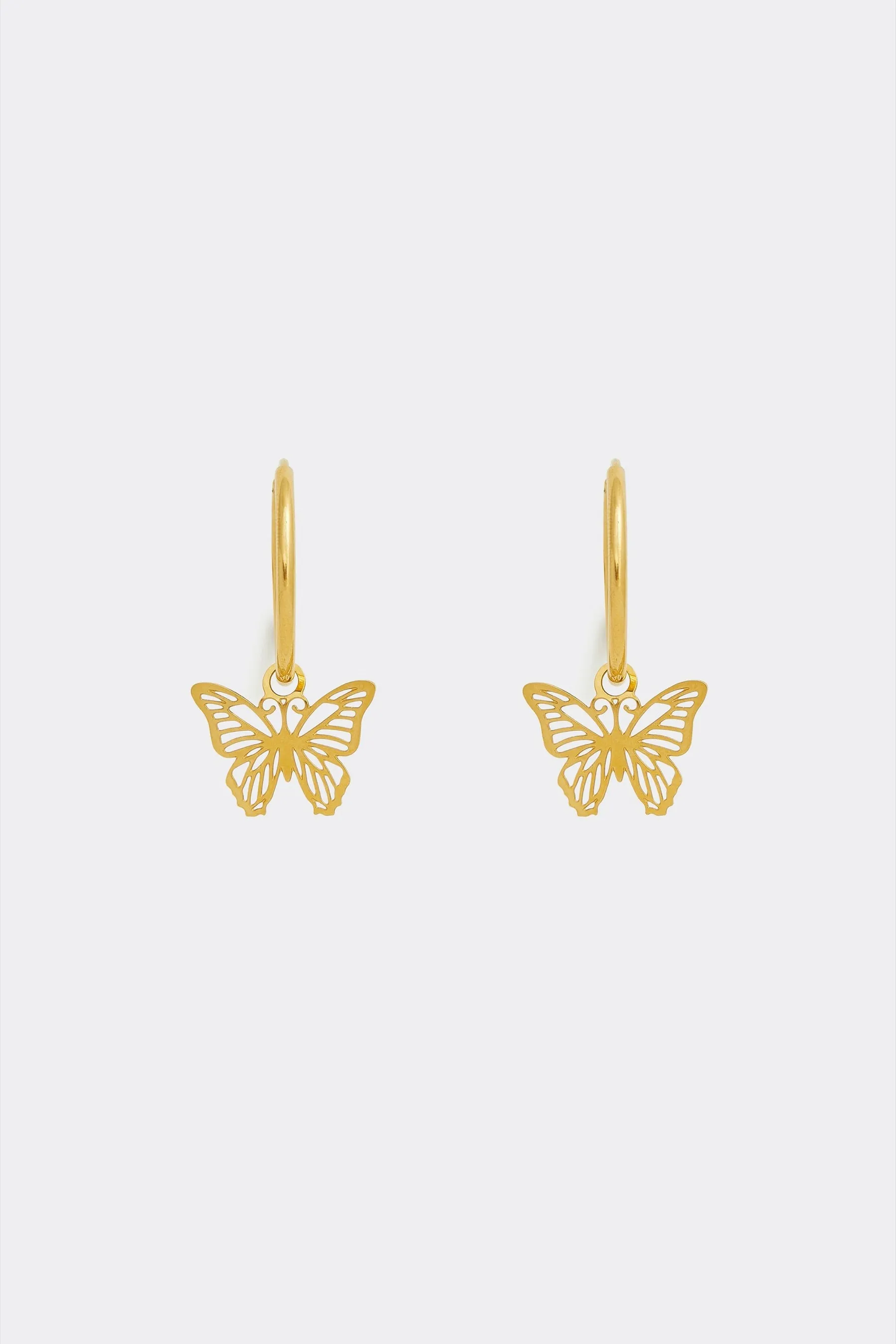 Gold Locklear Hoops
