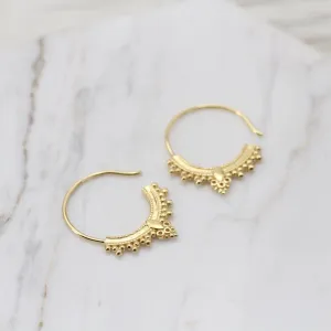 Gold Vermeil Bali Hoop