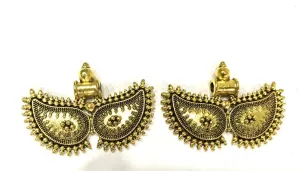 Golden Designer Metal Pendant (40x60 mm)