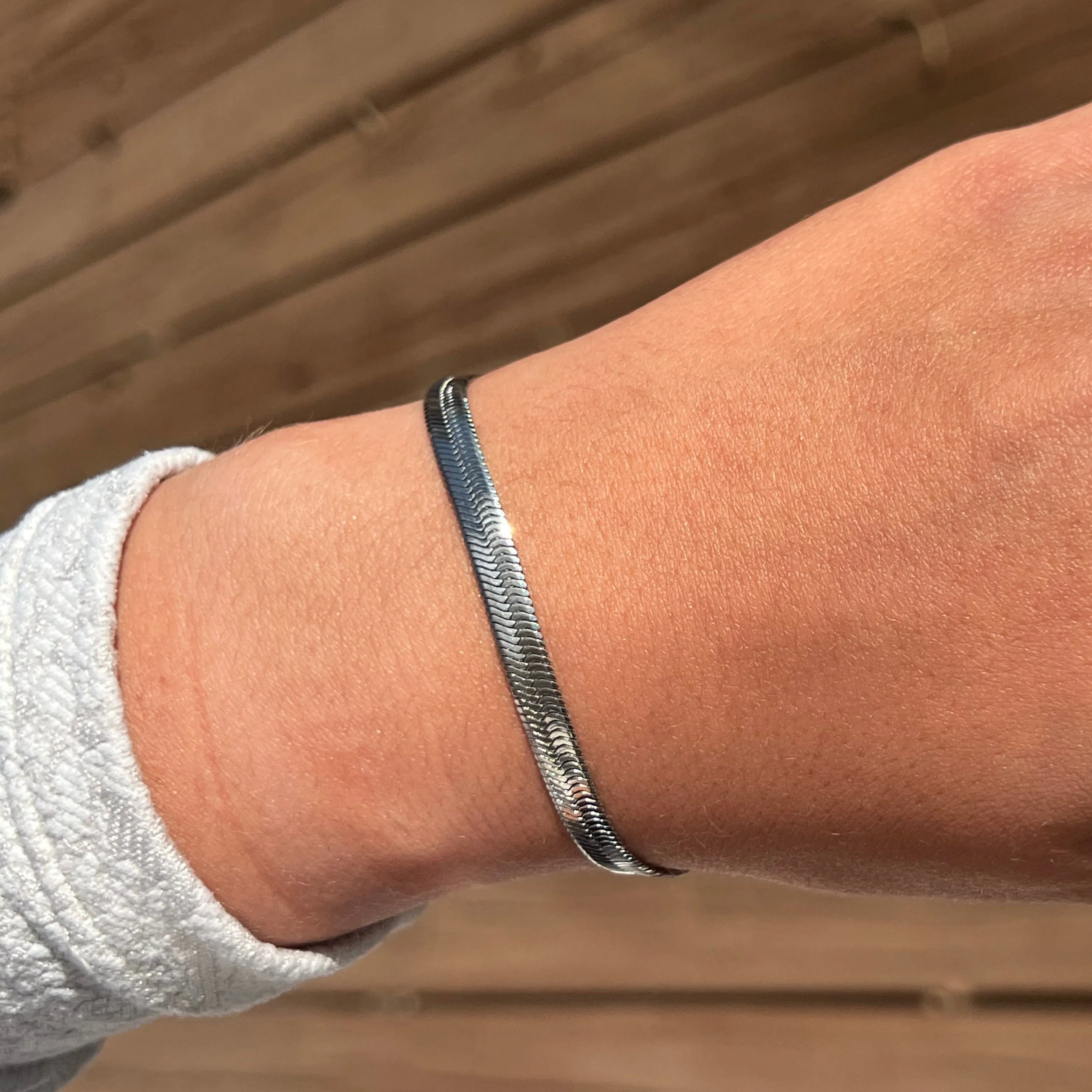 Herringbone Chain Bracelet