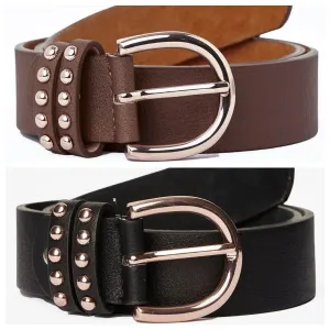 Horze- Belt with Rose Gold Detail