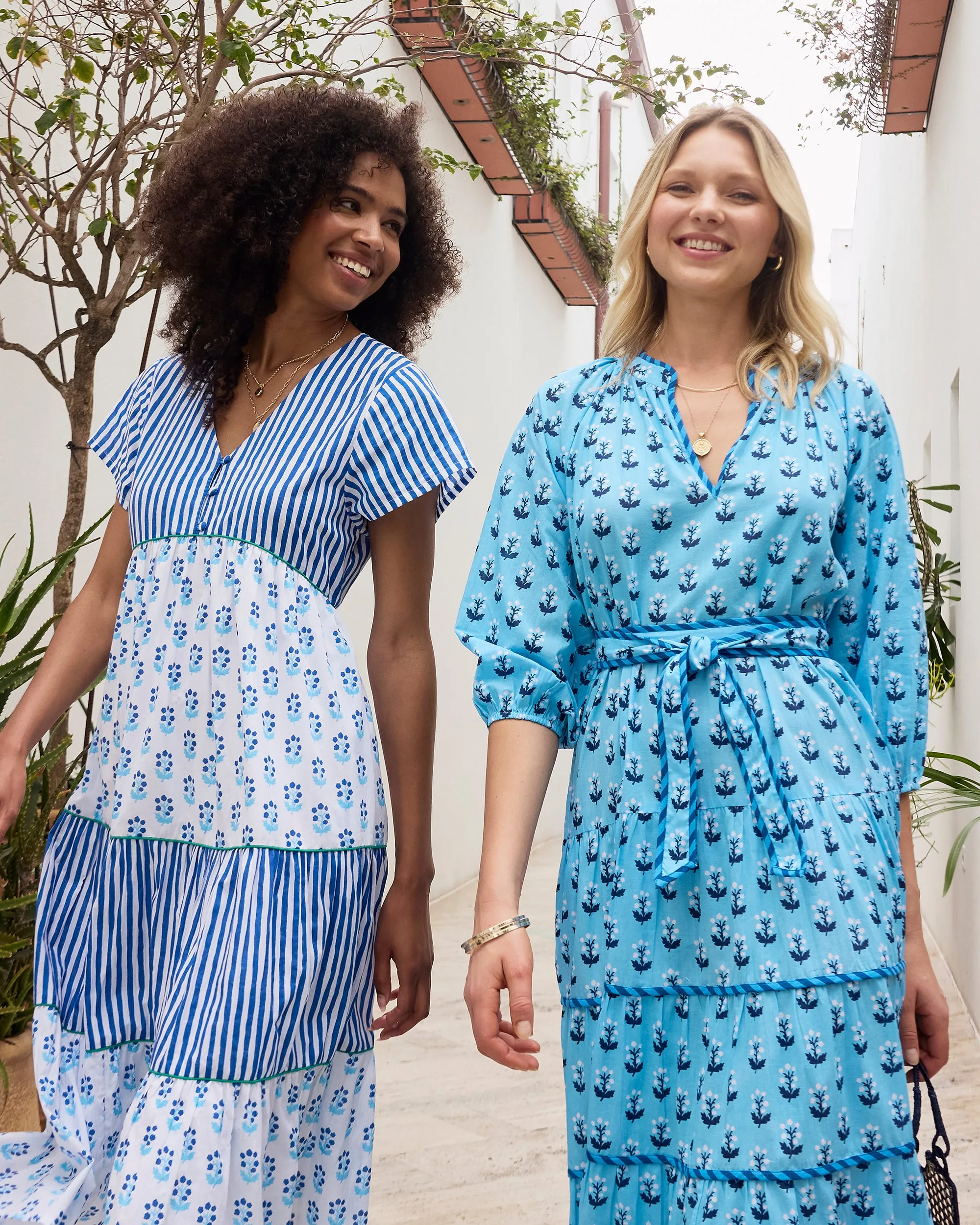 In Bloom - Main Street Dress - Powder Blue