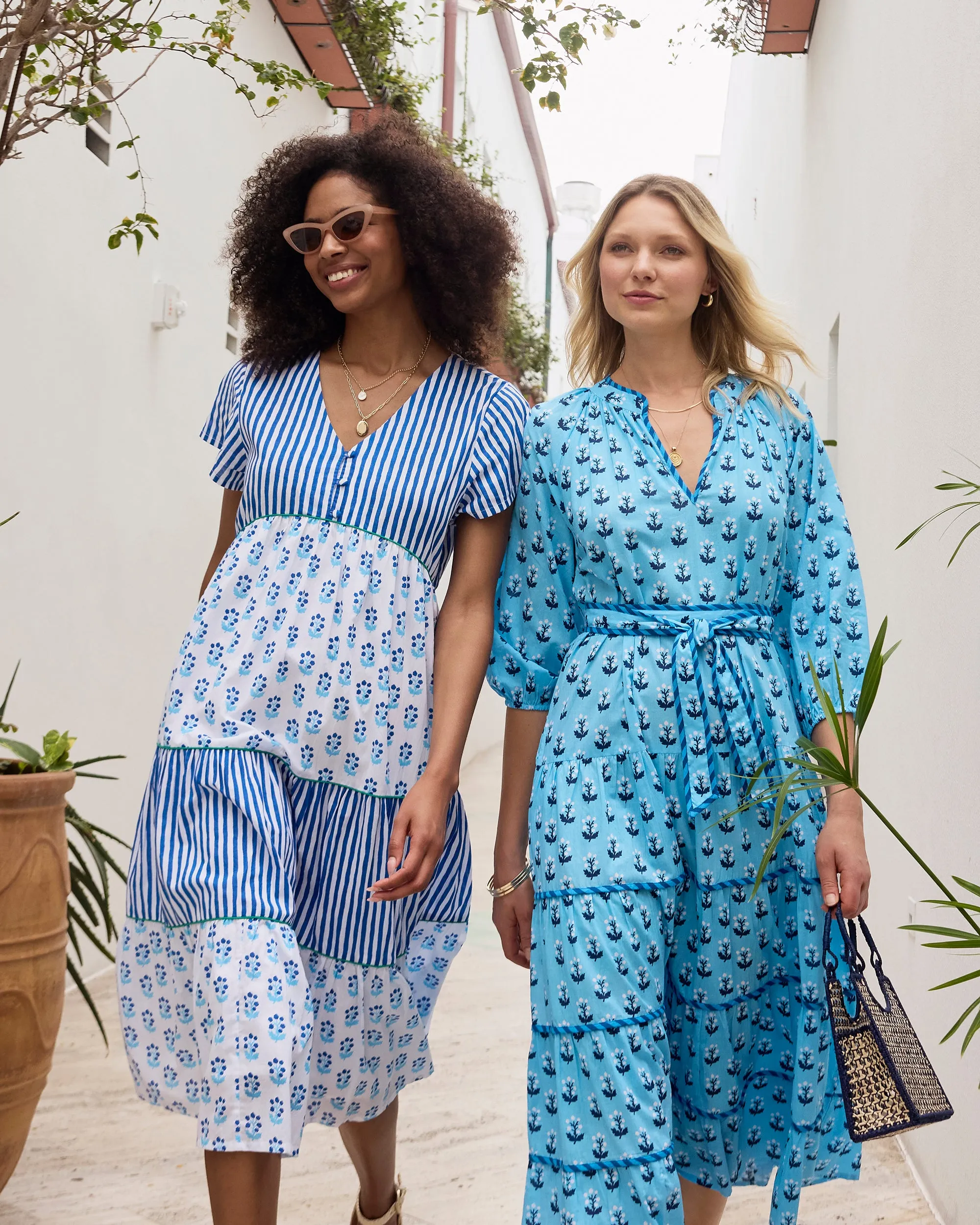 In Bloom - Main Street Dress - Powder Blue