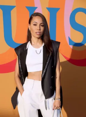 Jurnee Smollett Wearing The Lynx Midi Rings