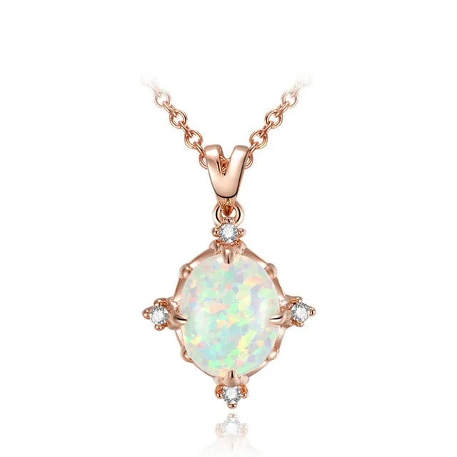 Kolye Bohemia Gold Silver Color Star Moon