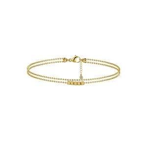 Kyerlyn 14k Gold Dot Anklet Summer Beach