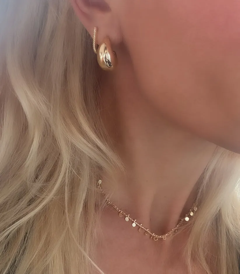 Lindi Kingi Dew Drop Studs Gold