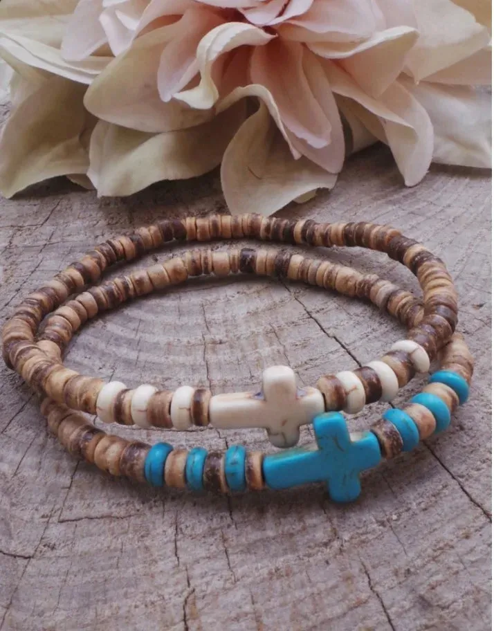 Mens bracelet set.Mens beaded bracelet Surfer style bracelet.Mens bracelet stack Stacking bracelets Stretch Boho bracelets