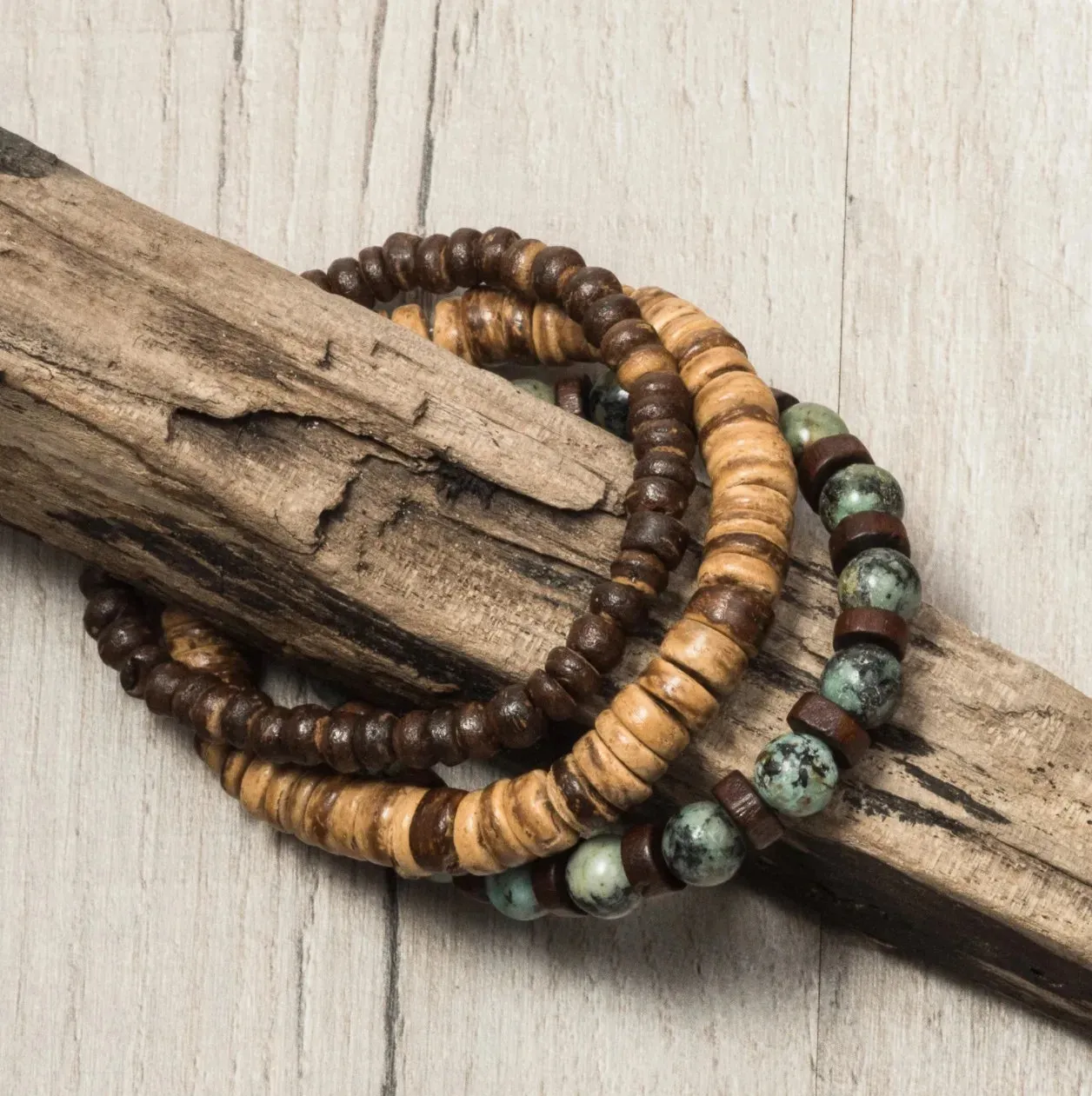 Mens bracelet set.Mens beaded bracelet Surfer style bracelet.Mens bracelet stack Stacking bracelets Stretch Boho bracelets