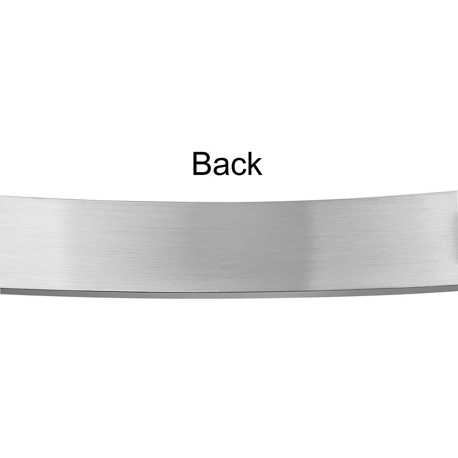 Men's Two-Tone Gold Matte ID Bracelet with Cross X Link 8" Stainless Steel Band