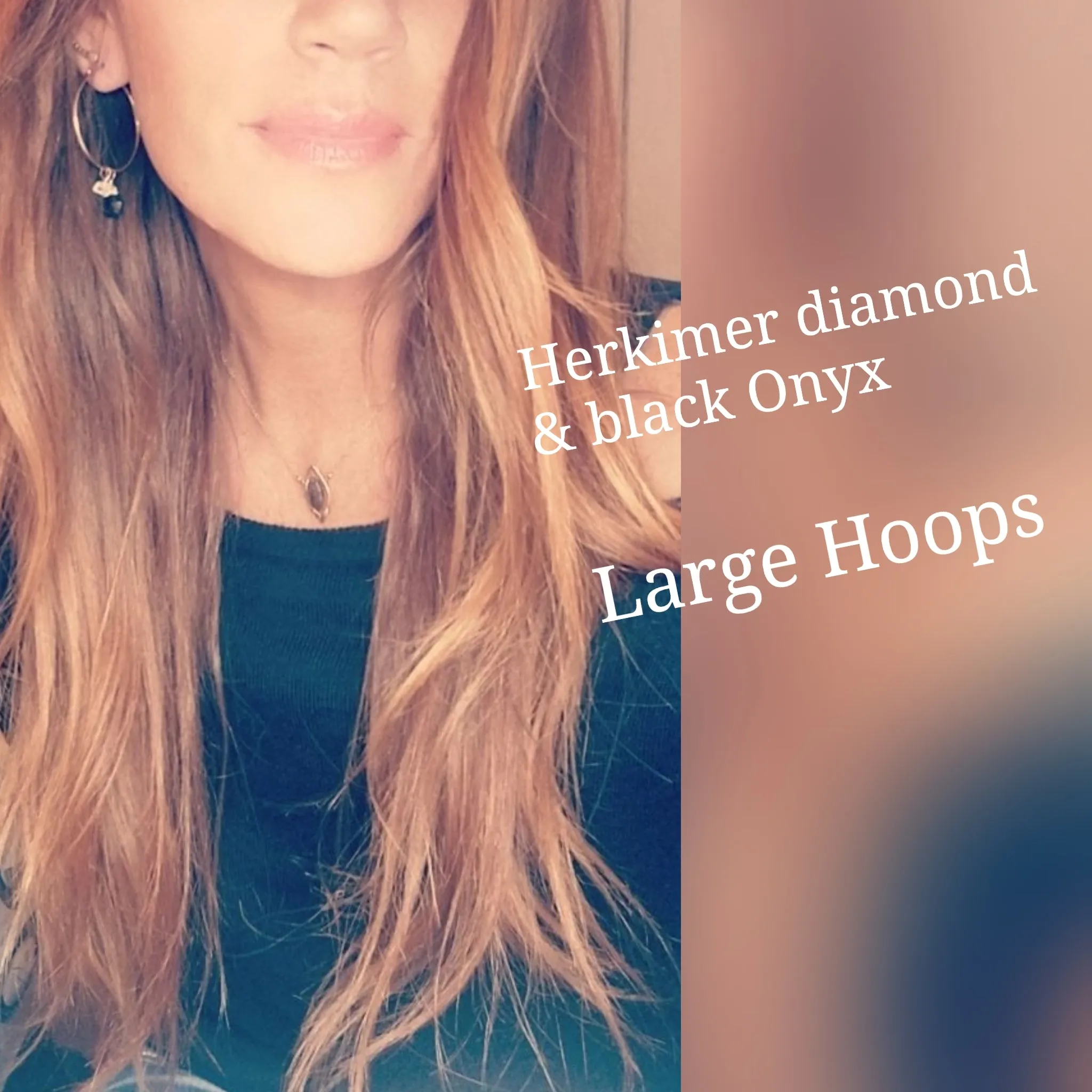 Mini charmed Hoops