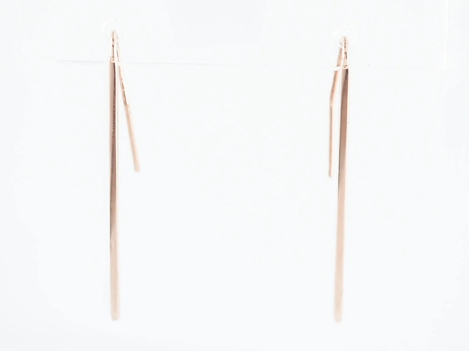 Modern Drop Earrings in 14k Yellow Gold