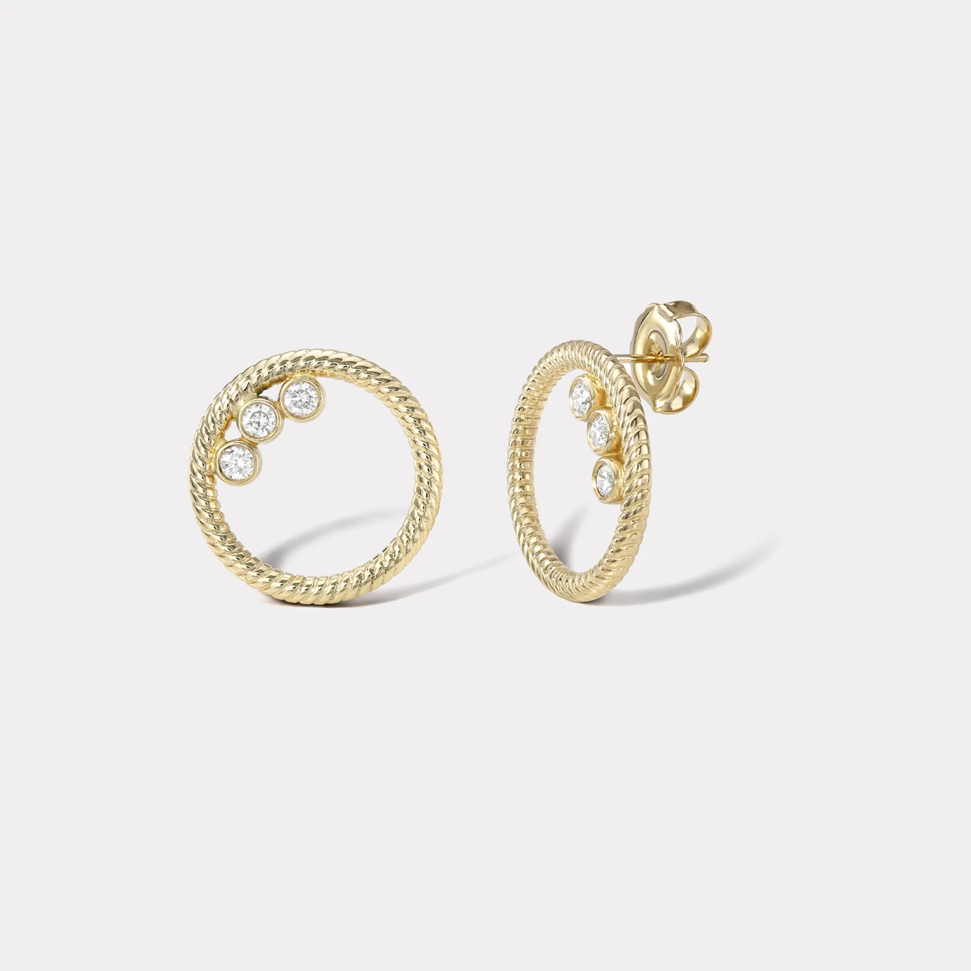 Modern Love Diamond Earrings