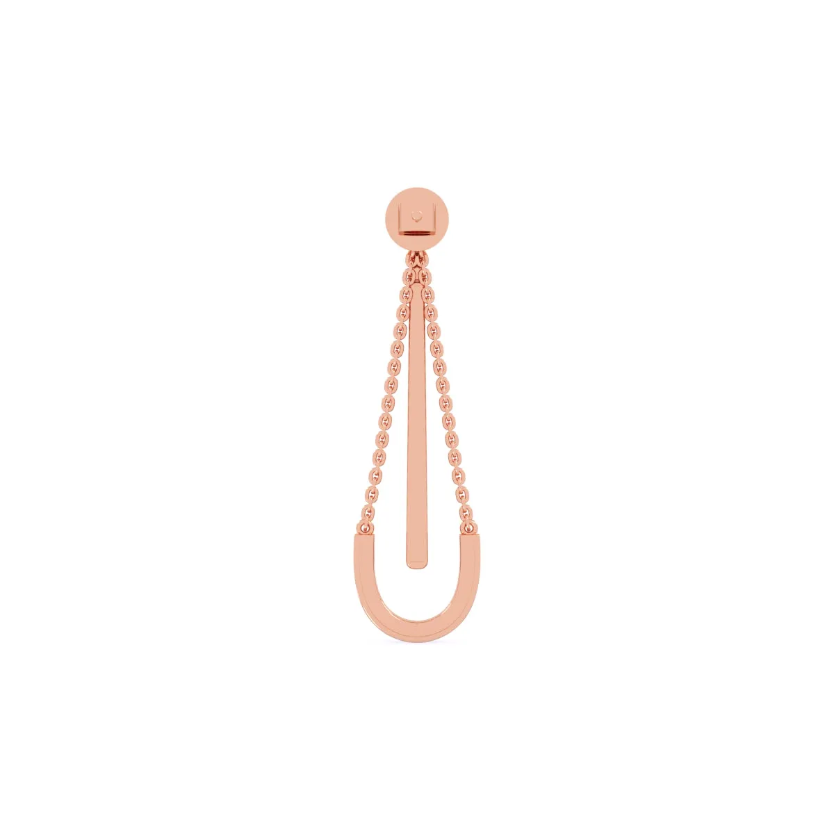 Modern Style Tear Drop Diamond Earrings
