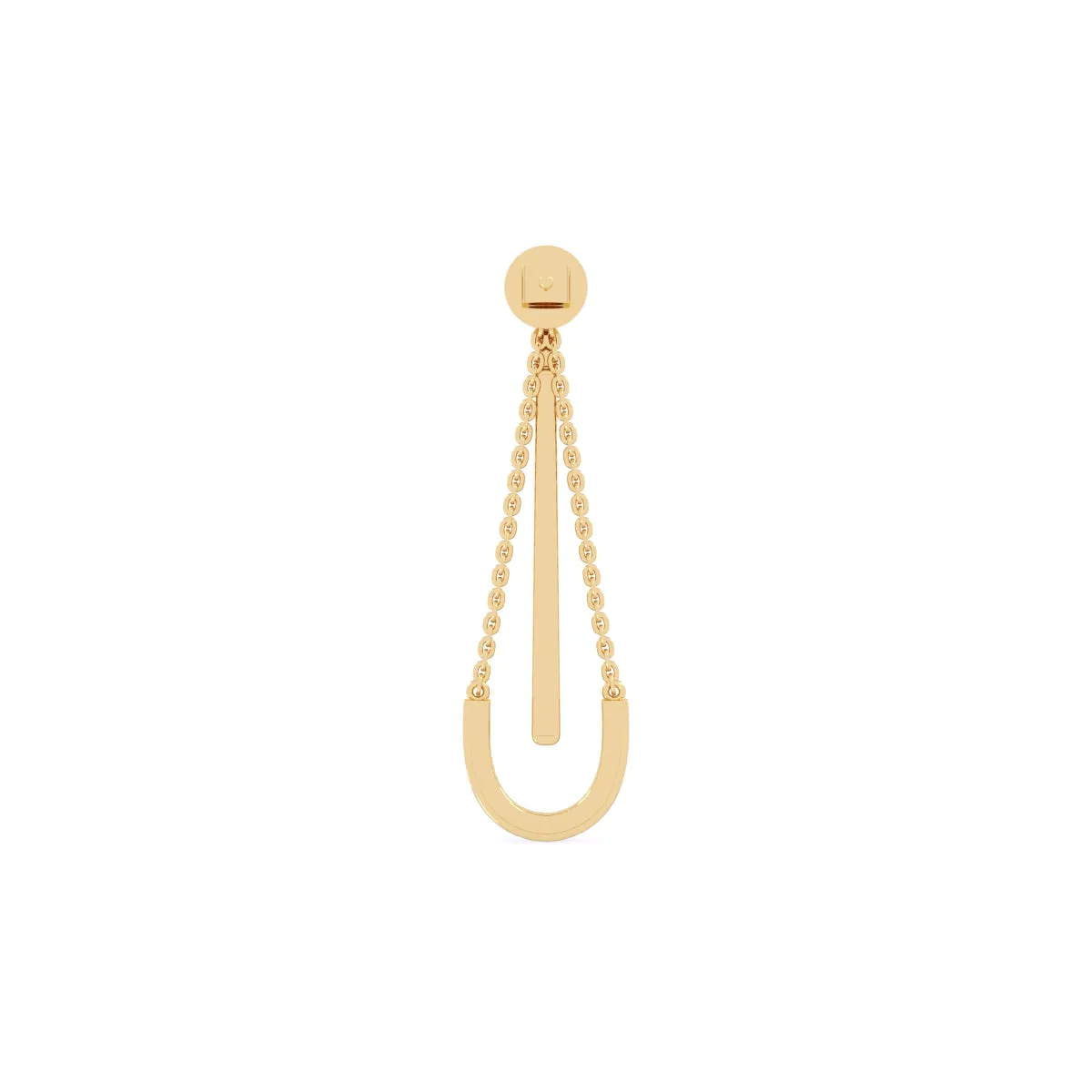 Modern Style Tear Drop Diamond Earrings