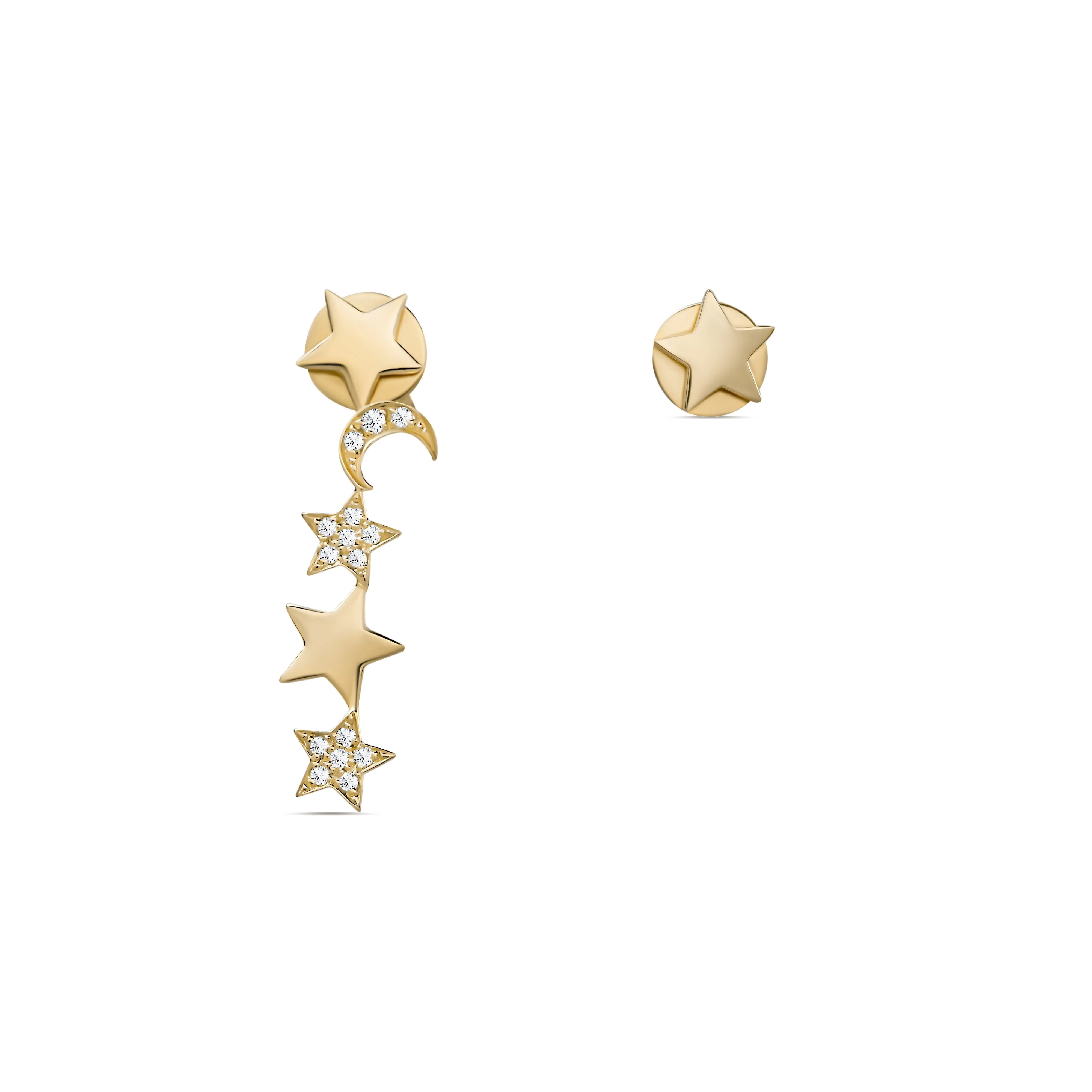 MOONLIGHT MODERN DIAMOND EARRINGS