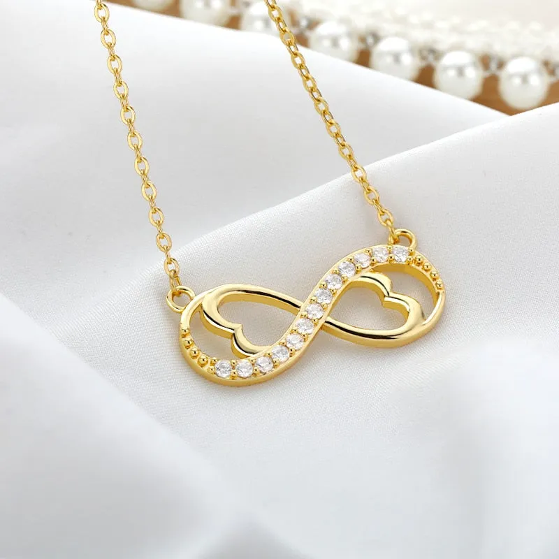 Necklace For Women Fashion Romantic Gold Color Silver Colour
