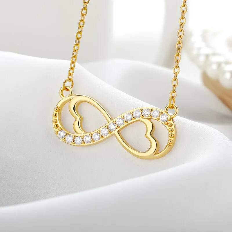 Necklace For Women Fashion Romantic Gold Color Silver Colour