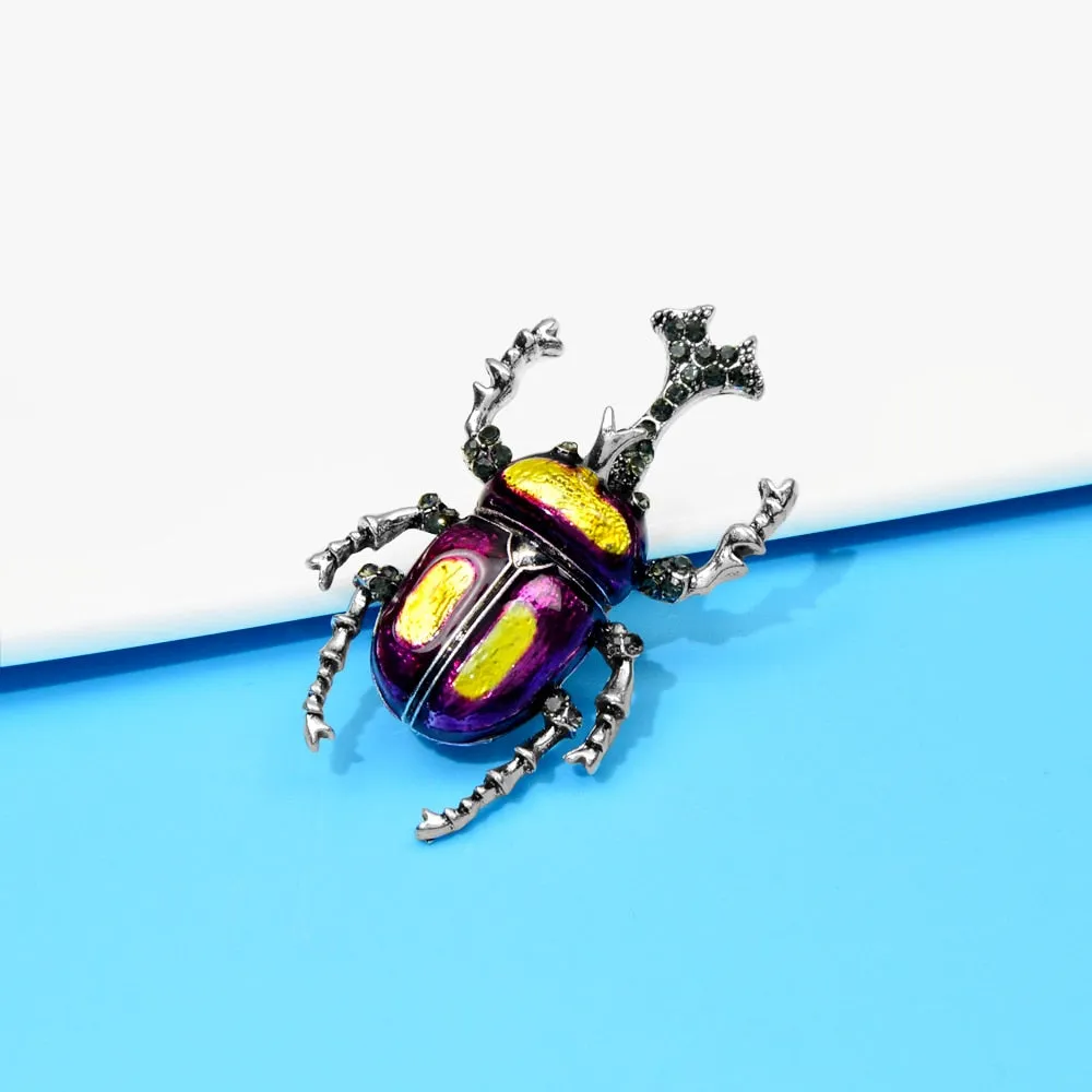 New Arrival Silver Bug Brooches For Women