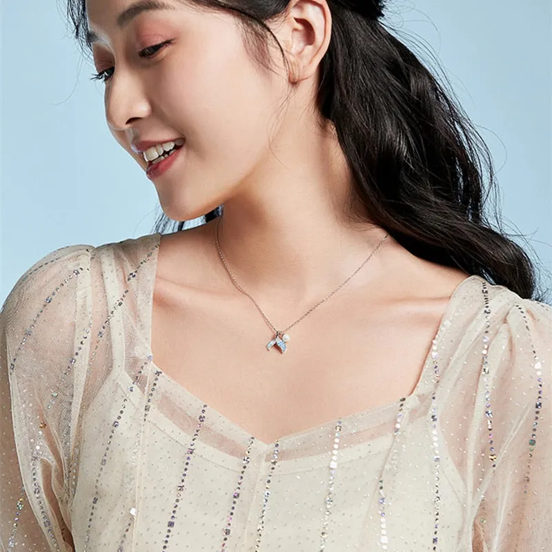 New Trend Mermaid Tail Pendant Necklace for Women