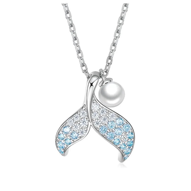 New Trend Mermaid Tail Pendant Necklace for Women