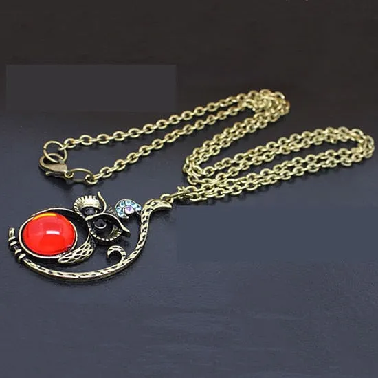 New  Women Sweater Chain Necklace Owl Design Rhinestones Crystal Pendant Necklaces Jewelry Clothing Accessories Drop Shipping