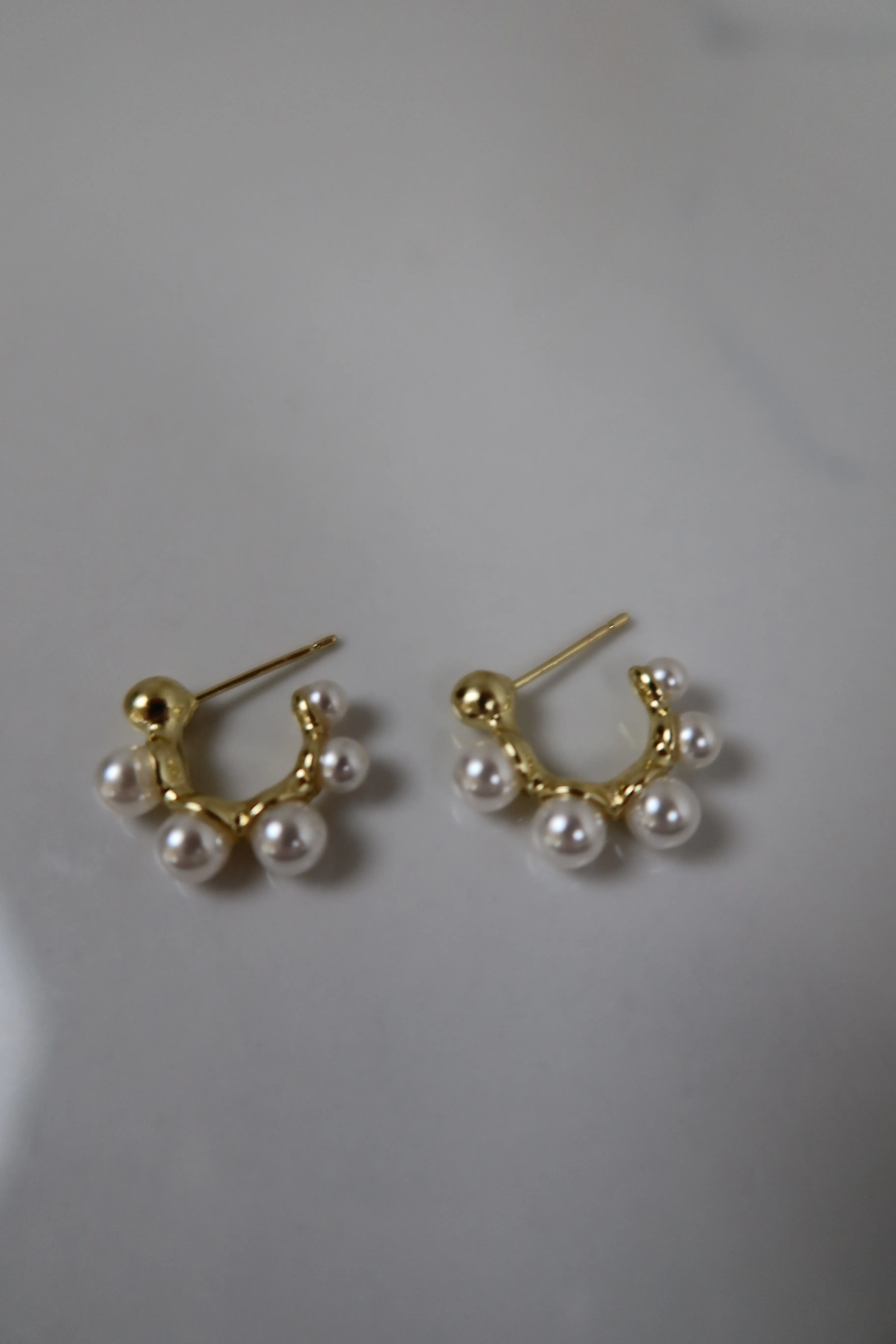 Once Upon A Time Pearl Hoop Earring