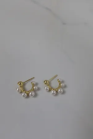 Once Upon A Time Pearl Hoop Earring