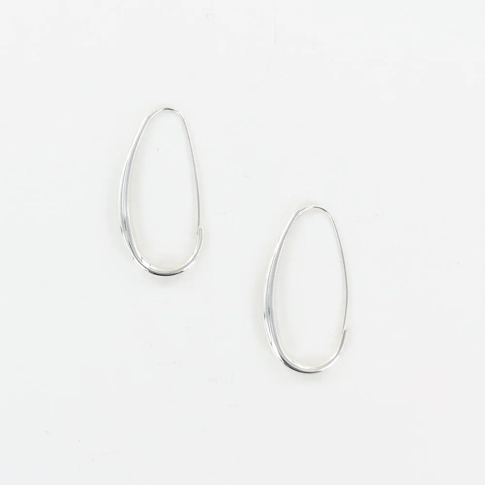 Oval Hoop Earrings